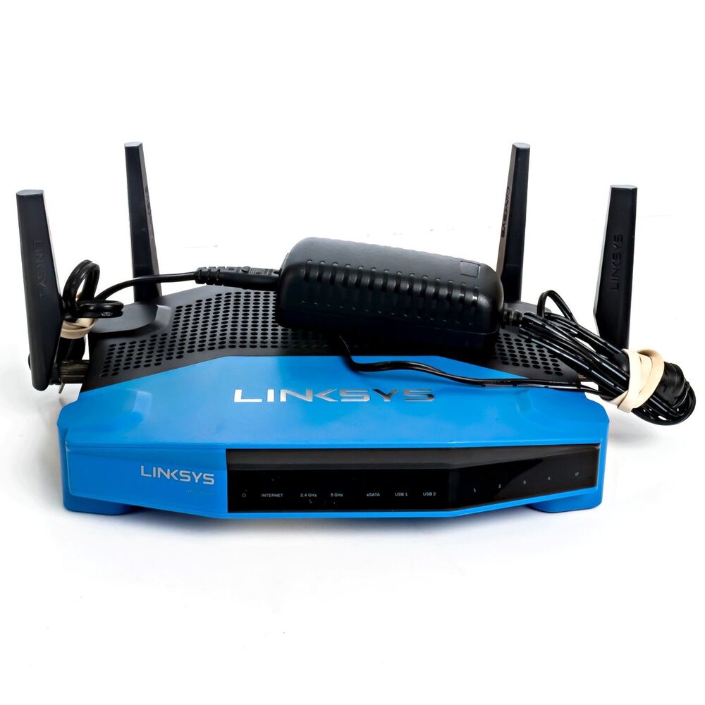 Linksys Cisco WRT1900AC Dual Band  802.11ac Wi-Fi 5 Router 4-Port Gigabit
